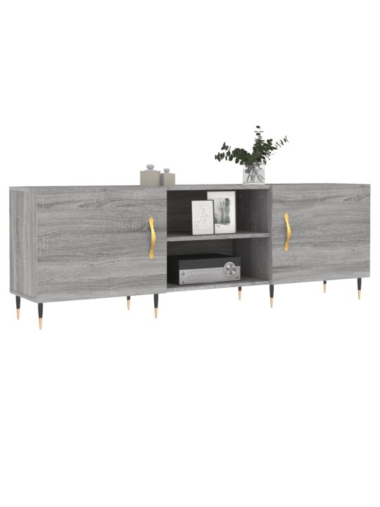 Telerikapp, hall sonoma tamm, 150 x 30 x 50 cm, tehispuit