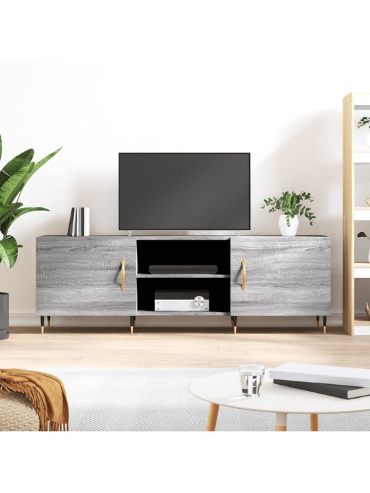 Telerikapp, hall sonoma tamm, 150 x 30 x 50 cm, tehispuit
