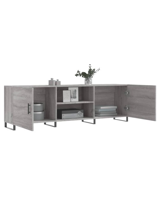 Telerikapp, hall sonoma tamm, 150 x 30 x 50 cm, tehispuit