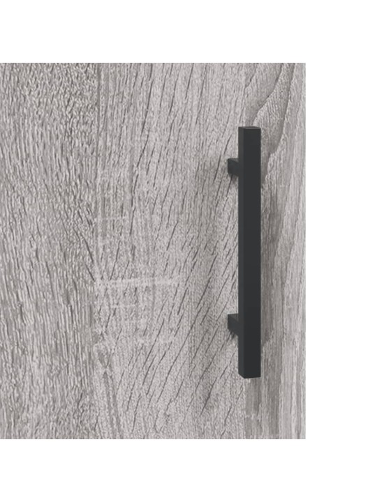 Telerikapp, hall sonoma tamm, 150 x 30 x 50 cm, tehispuit
