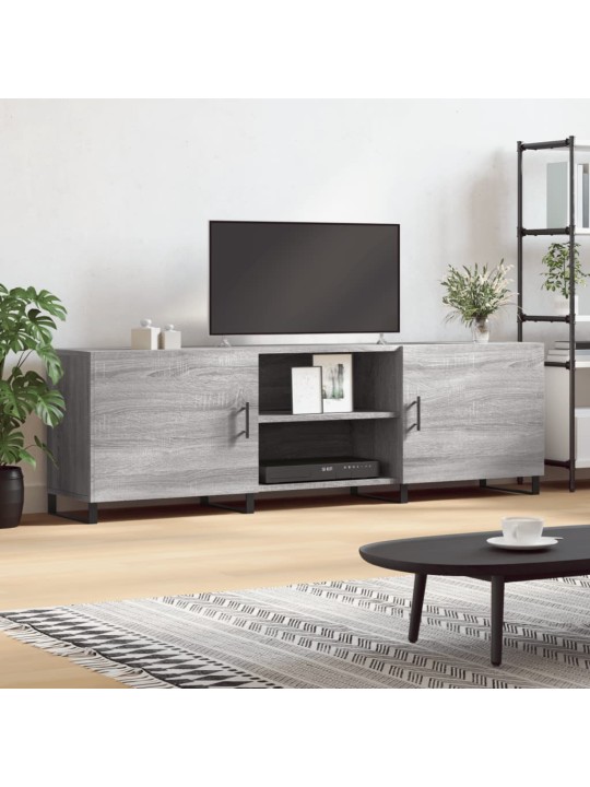 Telerikapp, hall sonoma tamm, 150 x 30 x 50 cm, tehispuit