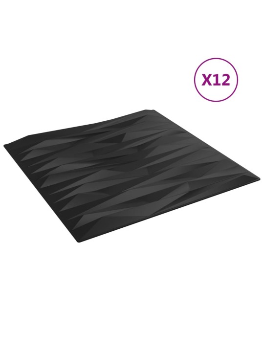 Seinapaneelid 12 tk must 50x50 cm eps 3 m² kivi