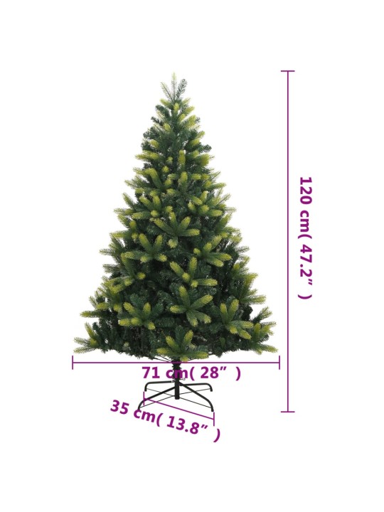 Kunstjõulukuusk alusega, 120 cm