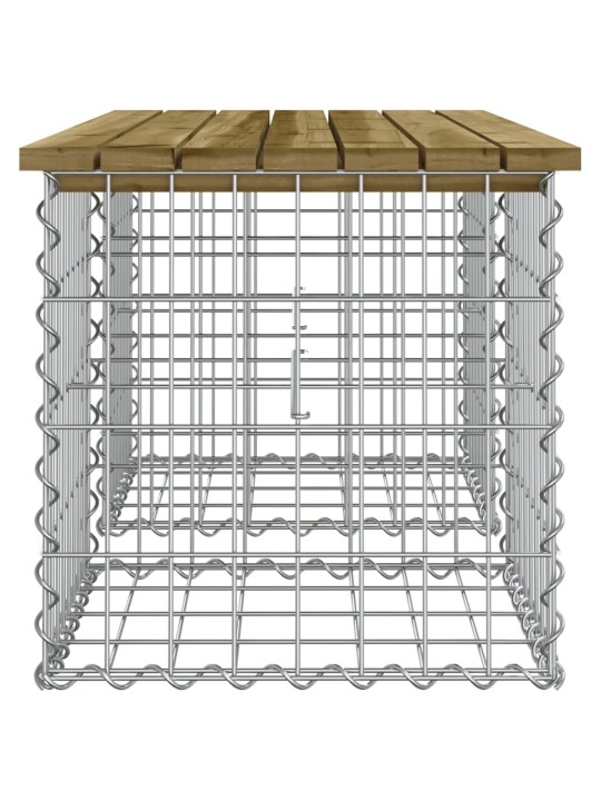 Gabioonpink, 103 x 44 x 42 cm, immutatud männipuit