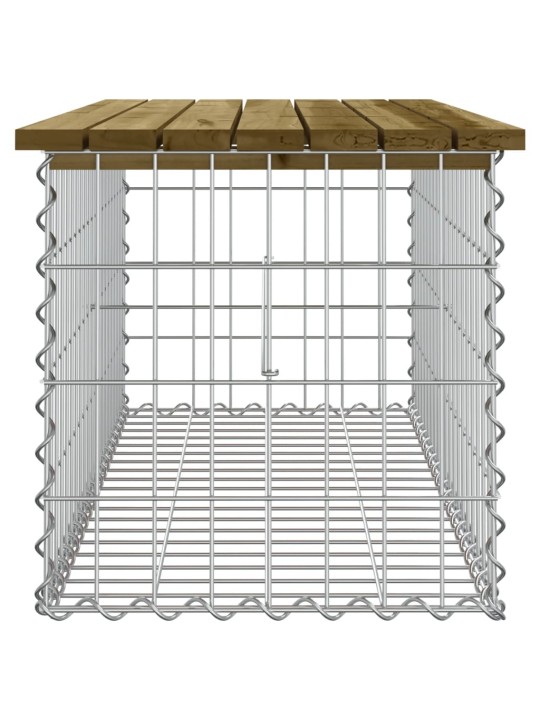 Gabioonpink, 103 x 44 x 42 cm, immutatud männipuit