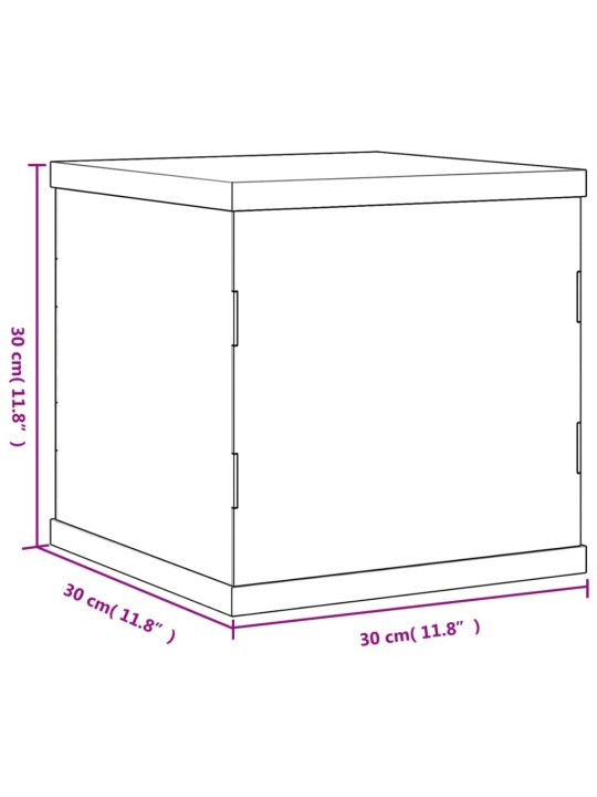 Vitriinkast, läbipaistev, 30x30x30 cm, akrüül