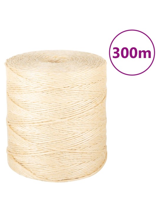 Nöör, 100% sisal 2 mm, 300 m