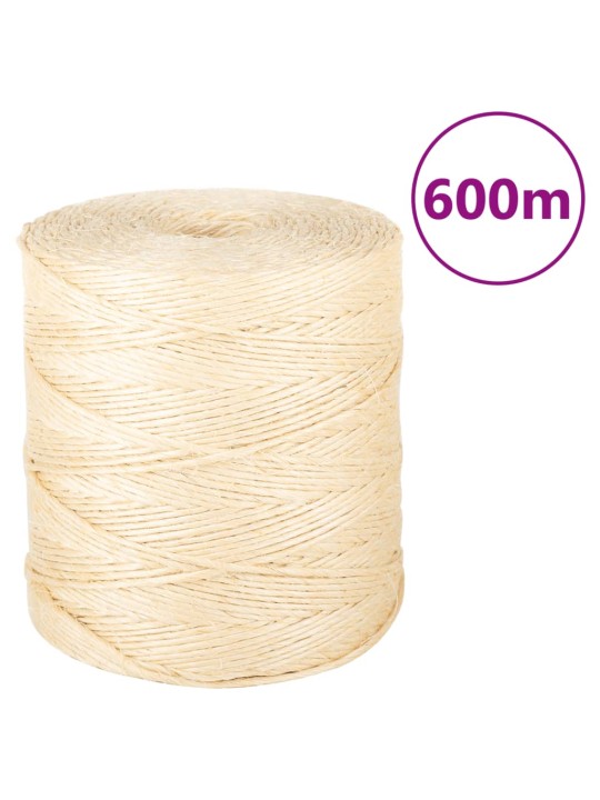 Nöör, 100% sisal 2 mm, 600 m