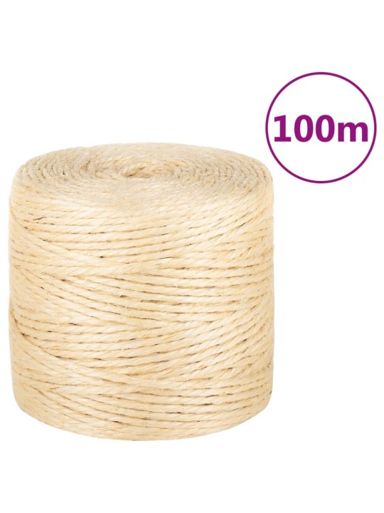 Köis 100% sisal 4 mm 100 m