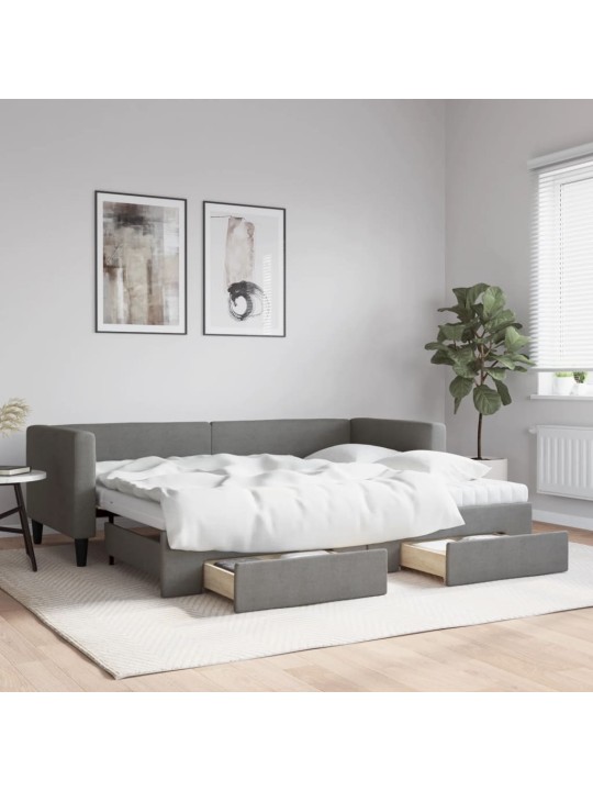 DIIVANVOODI VÄLJATÕMMATAVA OSAGA, TUMEHALL, 80X200 CM KANGAS