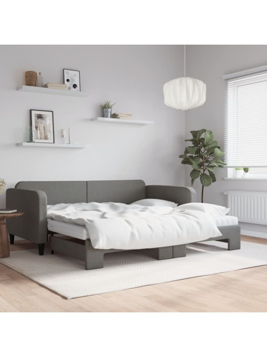DIIVANVOODI VÄLJATÕMMATAVA OSAGA, TUMEHALL, 100X200 CM, KANGAS