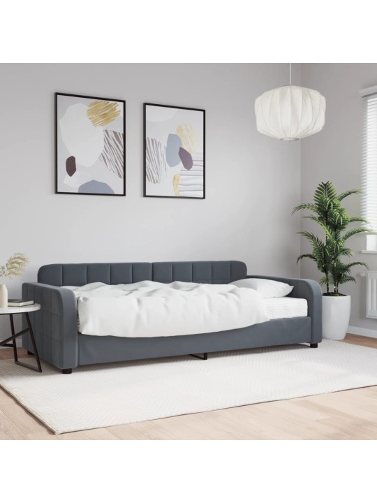 DIIVANVOODI MADRATSIGA, TUMEHALL, 90X190 CM, SAMET