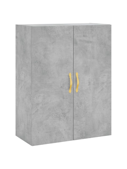Kõrge kapp, betoonhall, 69,5 x 34 x 180 cm,tehispuit