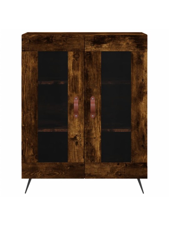 Kõrge kapp, suitsutatud tamm, 69,5 x 34 x 180 cm, tehispuit