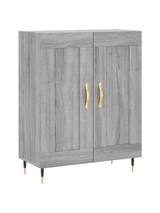 Kõrge kapp, hall sonoma tamm, 69,5 x 34 x 180 cm, tehispuit