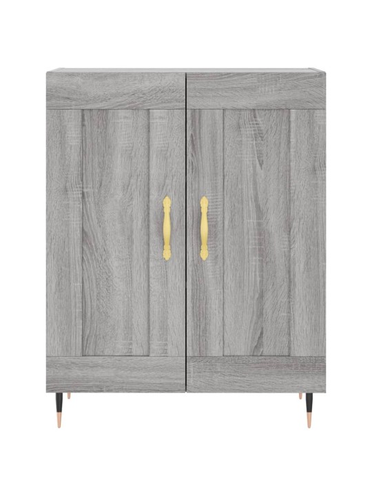 Kõrge kapp, hall sonoma tamm, 69,5 x 34 x 180 cm, tehispuit