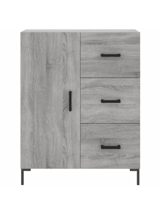 Kõrge kapp, hall sonoma tamm, 69,5 x 34 x 180 cm, tehispuit