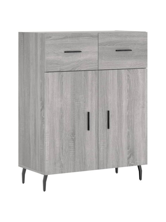 Kõrge kapp, hall sonoma tamm, 69,5 x 34 x 180 cm, tehispuit