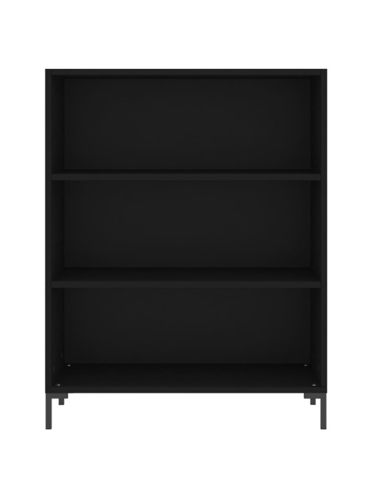 Kõrge kapp, must, 69,5 x 34 x 180 cm, tehispuit