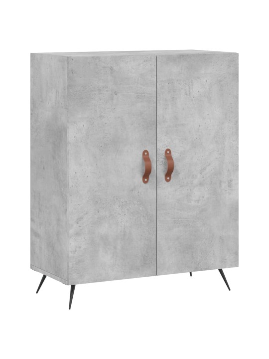 Kõrge kapp, betoonhall, 69,5 x 34 x 180 cm,tehispuit