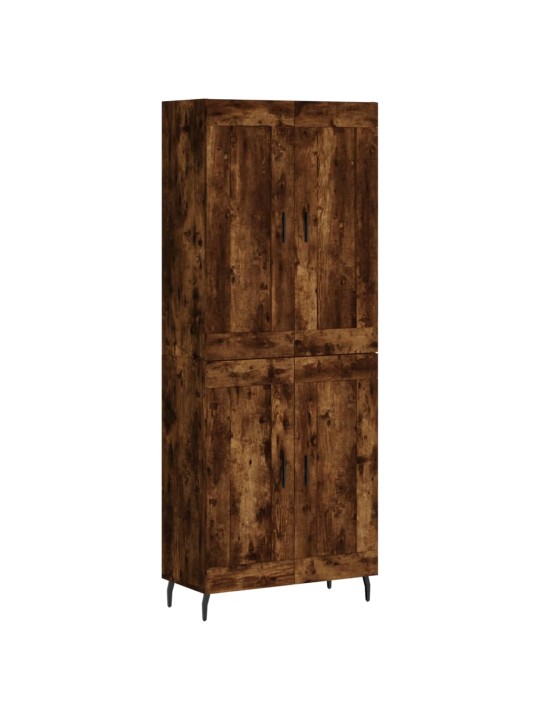 Kõrge kapp, suitsutatud tamm, 69,5 x 34 x 180 cm, tehispuit