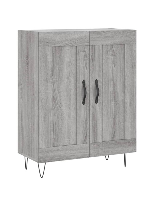 Kõrge kapp, hall sonoma tamm, 69,5 x 34 x 180 cm, tehispuit