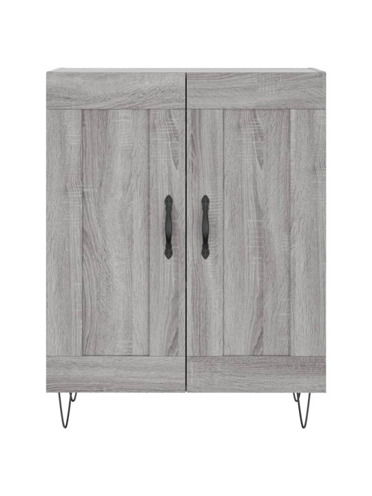Kõrge kapp, hall sonoma tamm, 69,5 x 34 x 180 cm, tehispuit