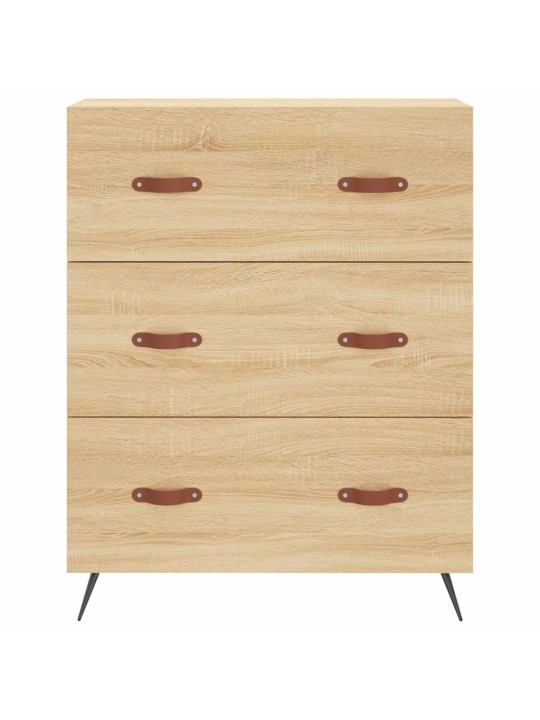Kõrge kapp, sonoma tamm, 69,5 x 34 x 180 cm, tehispuit