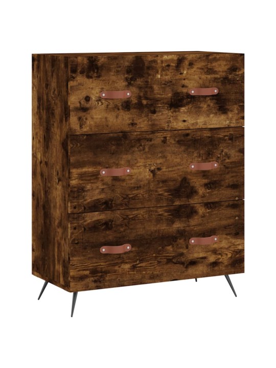 Kõrge kapp, suitsutatud tamm, 69,5 x 34 x 180 cm, tehispuit