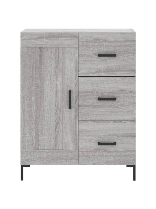 Kõrge kapp, hall sonoma tamm, 69,5 x 34 x 180 cm, tehispuit