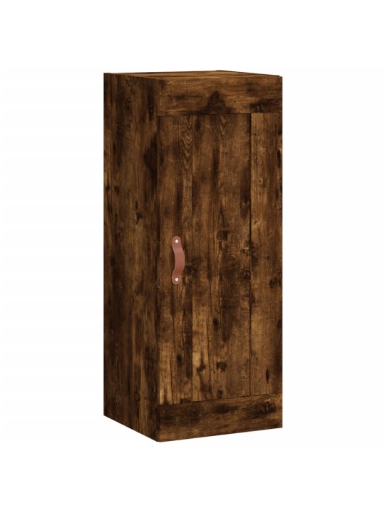 Kõrge kapp, suitsutatud tamm, 34,5x34x180 cm, tehispuit