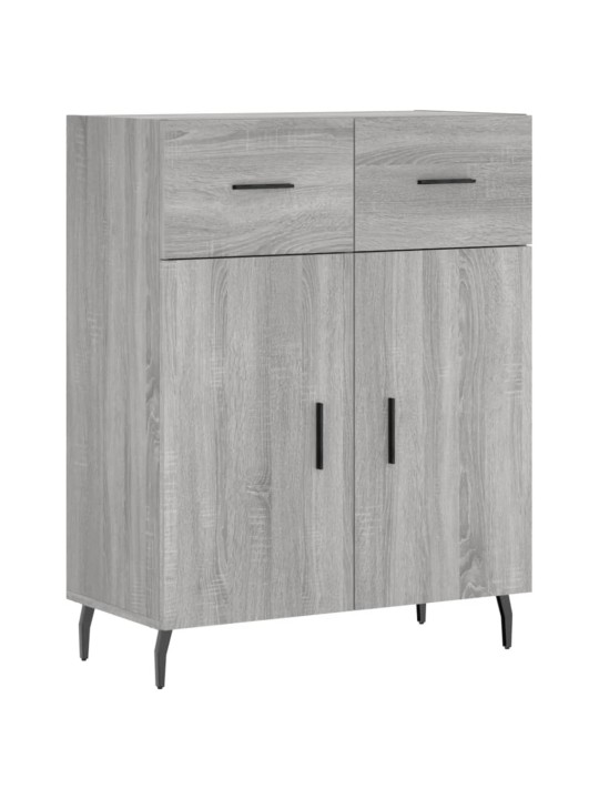 Kõrge kapp, hall sonoma tamm, 69,5 x 34 x 180 cm, tehispuit