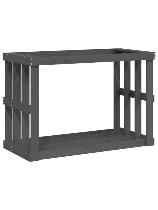 Õue küttepuude alus, hall, 108 x 52 x 74 cm, männipuit