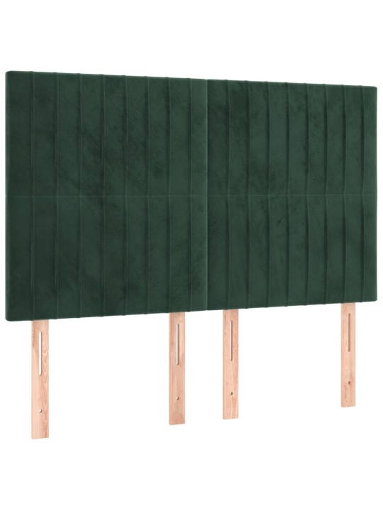 KONTINENTAALVOODI MADRATSIGA, TUMEROHELINE, 140X190 CM, SAMET