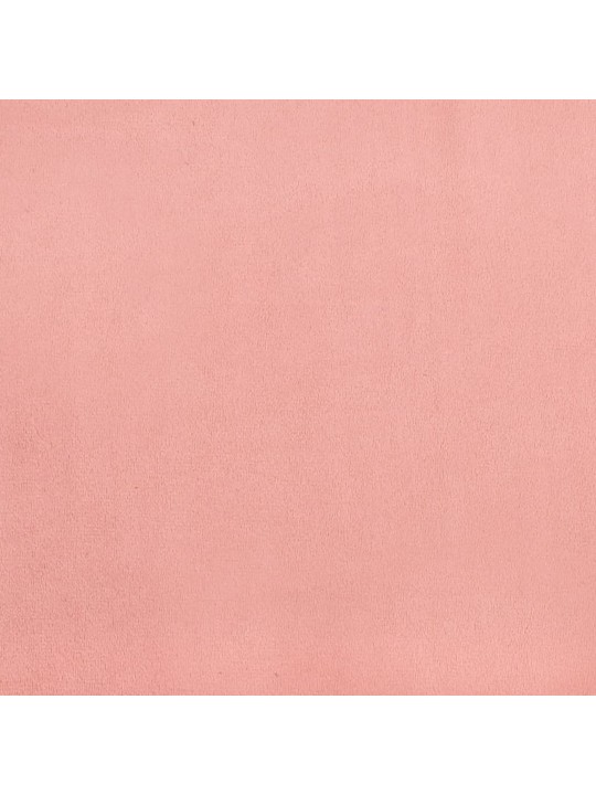 Kontinentaalvoodi madratsiga, roosa, 200x200 cm, samet