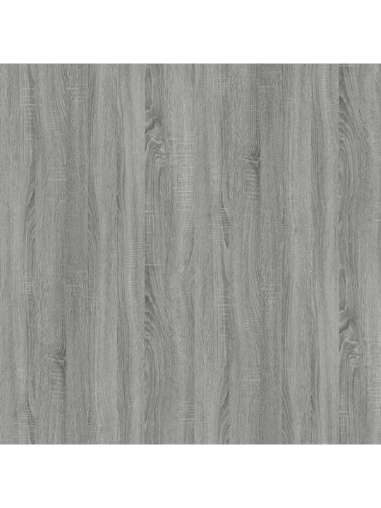 Diivanilaud, hall sonoma tamm, 80 x 45 x 45cm, tehispuit ja raud