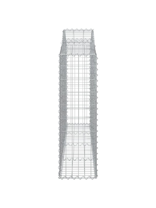 Kaarekujulised gabioonkorvid 3 tk, 200x30x100/120 cm, raud