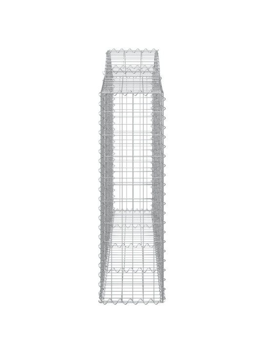 Kaarekujulised gabioonkorvid 8 tk, 200x30x100/120 cm, raud