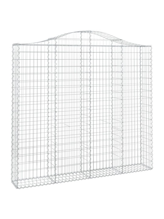 Kaarekujulised gabioonkorvid 13 tk, 200x30x180/200 cm, raud
