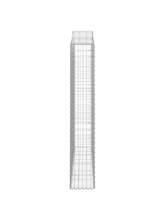 Kaarekujulised gabioonkorvid 13 tk, 200x30x180/200 cm, raud
