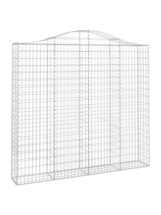 Kaarekujulised gabioonkorvid 14 tk, 200x30x180/200 cm, raud