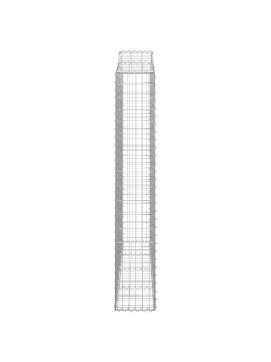 Kaarekujulised gabioonkorvid 14 tk, 200x30x180/200 cm, raud
