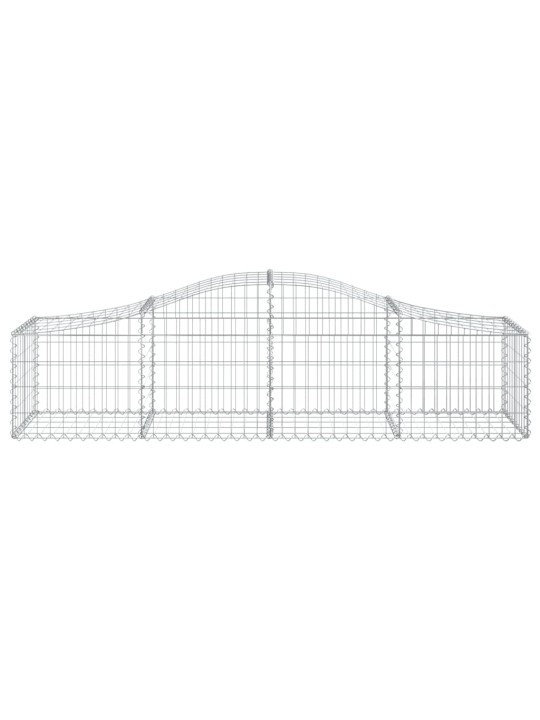 Kaarekujulised gabioonkorvid 50 tk, 200x50x40/60 cm, raud