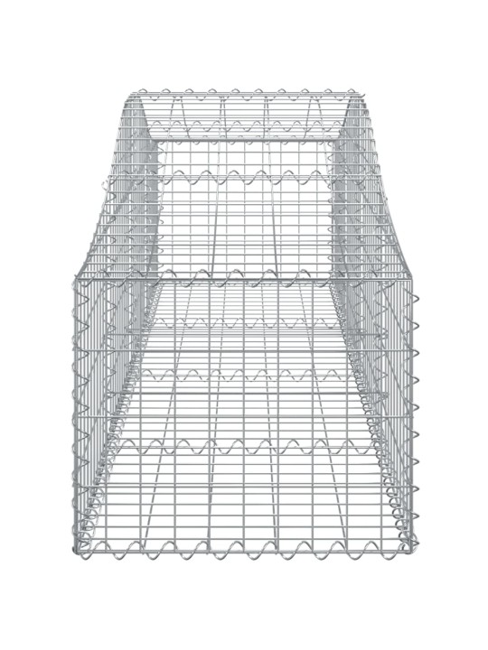 Kaarekujulised gabioonkorvid 50 tk, 200x50x40/60 cm, raud
