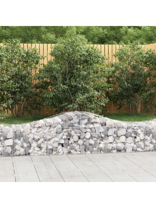 Kaarekujulised gabioonkorvid 50 tk, 200x50x40/60 cm, raud
