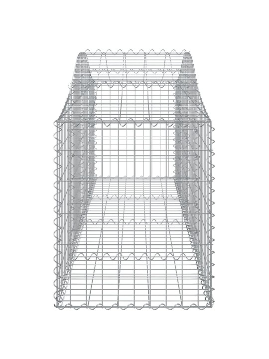 Kaarekujulised gabioonkorvid 4 tk, 200x50x60/80 cm, raud