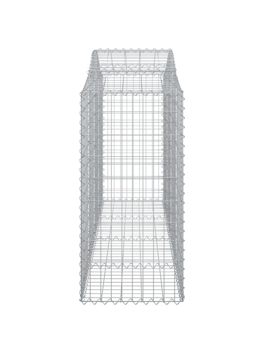 Kaarekujulised gabioonkorvid 2 tk, 200x50x100/120 cm, raud