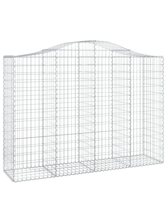 KAAREKUJULISED GABIOONKORVID 50 TK, 200X50X140/160 CM, RAUD