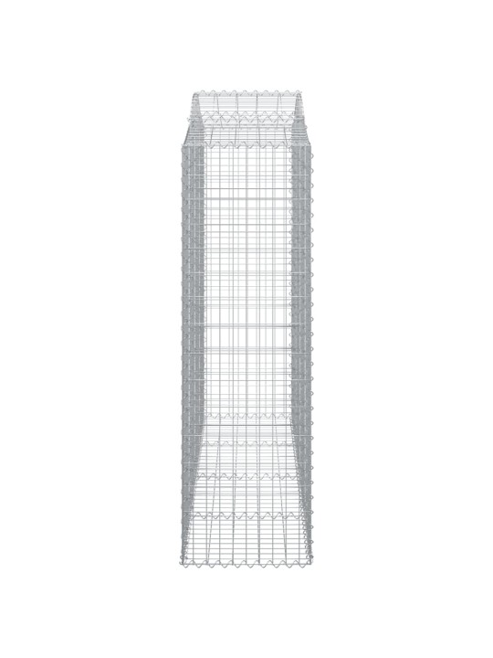 Kaarekujulised gabioonkorvid 30 tk, 200x50x160/180 cm, raud