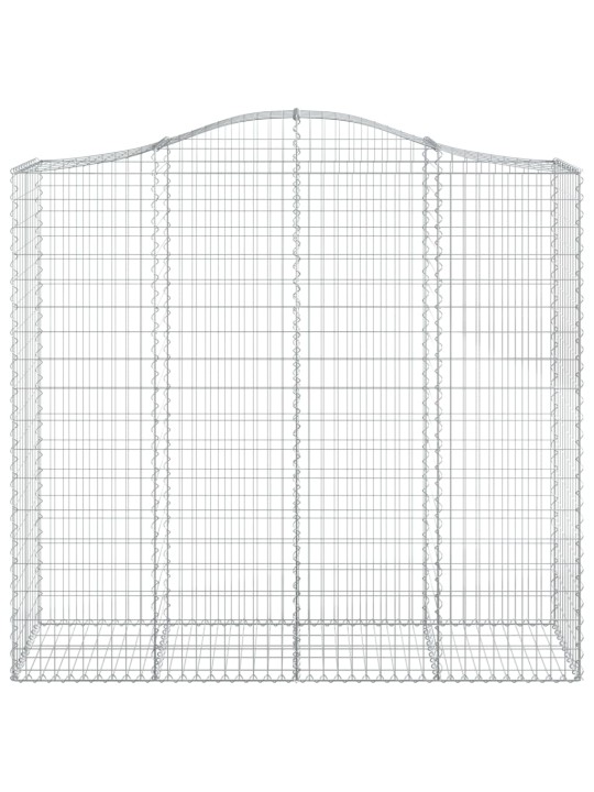 Kaarekujulised gabioonkorvid 2 tk, 200x50x180/200 cm, raud